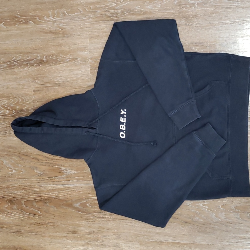 (M) Obey Cozy Warm Athleisure Loungewear Graphic Logo Casual Comfortable